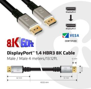 Club 3D - DisplayPort-Kabel - DisplayPort (M) bis DisplayPort (M) - DisplayPort 1