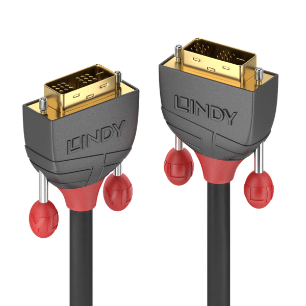 Lindy Anthra Line - DVI-Kabel - Single Link - DVI-D (M) bis DVI-D (M) - 25 m - rund