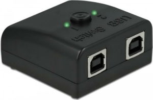 Delock - USB-Adapter - RS-232 - USB2.0 Type B x 2 - Schwarz (87756)
