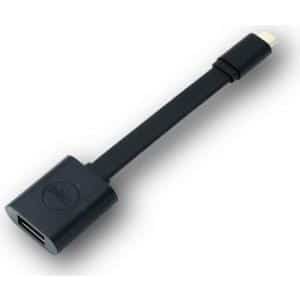 Dell - USB-Kabel - USB-C (M) zu USB Typ A (W) - USB 3.1 - 13.1 cm - Schwarz - für Latitude 5285 2-in-1