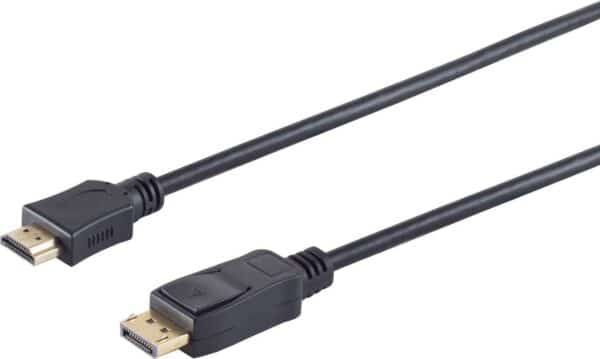 S/CONN maximum connectivity Displayportkabel-Displayport Stecker 20p auf HDMI Stecker