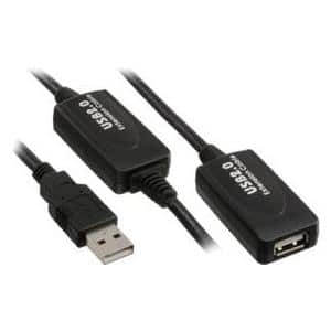 Kindermann 5771000115 - USB A - USB A - Männlich/weiblich - Gerade - Gerade - Schwarz (5771000115)