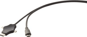 Renkforce 3-in-1-Kabel (DP+ Mini DP + USB C auf HDMI) (RF-3909364)