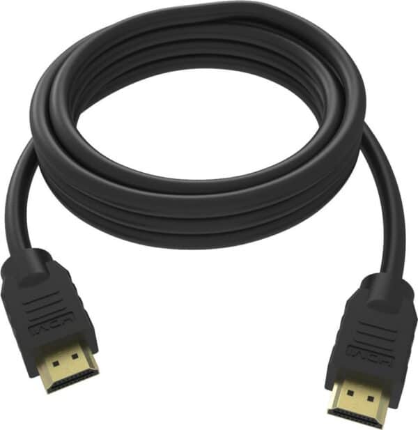 VISION - HDMI-Kabel mit Ethernet - HDMI männlich zu HDMI männlich - 15 m - Schwarz - 4K Unterstützung
