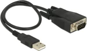 DeLOCK - Serieller Adapter - USB Type A (M) bis DB-9 (M) - 35 cm (62958)