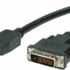 VALUE - Videokabel - DisplayPort (M) - DVI-D (M) - 3 m (DisplayPort 1.1) - Schwarz (11.99.5616)