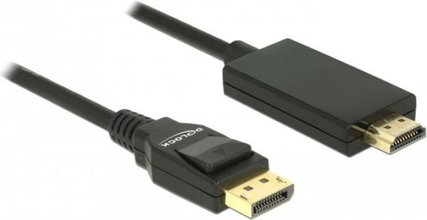 DeLOCK - Videokabel - DisplayPort / HDMI - DisplayPort (M) bis HDMI (M) - 1