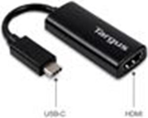 Targus - Externer Videoadapter - USB Type-C - HDMI - Schwarz (ACA933EU)