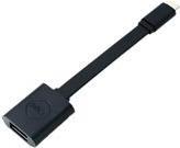 Dell - USB-Kabel - 24 pin USB-C (M) zu USB Typ A (W) - USB 3.1 - 13.1 cm - Schwarz - für Latitude 5285 2-in-1