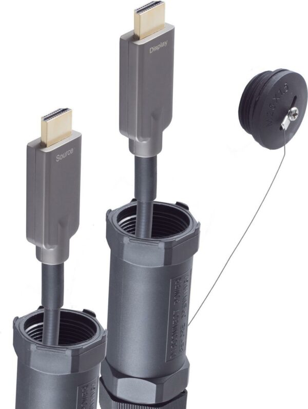 shiverpeaks BASIC-S--HDMI Anschlußkabel-Optisches HDMI Trittfest Armored Kabel 4K 40.0m - Kabel - Digital/Display/Video HDMI-Kabel (BS30-04495)