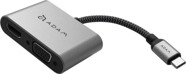 ADAM elements USB-C auf HDMI/VGA Adapter (AAPADHUBVH1GY)