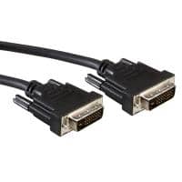 VALUE - DVI-Kabel - Dual Link - DVI-D (M) - DVI-D (M) - 7.5 m - Flügelschrauben - Schwarz (11.99.5556)