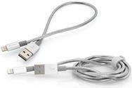 Verbatim Sync & Charge - Kabelsatz - Lightning männlich männlich - Silber - für Apple iPad/iPhone/iPod (Lightning)