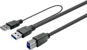 Vivolink PROUSB3AB20C USB Kabel 20 m USB 3.2 Gen 1 (3.1 Gen 1) USB A USB B Schwarz (PROUSB3AB20C)