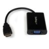 StarTech.com HDMI auf VGA Video Konverter / Wandler mit Audio - HD zu VGA Adapter 1080p - Videokonverter - Schwarz (HD2VGAA2)