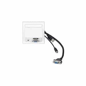 VivoLink WI221183 Steckdose VGA + USB A + 3.5mm Weiß (221183)