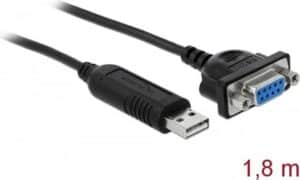 DeLOCK - Kabel seriell - USB (M) bis DB-9 (W) - 1
