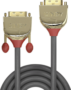 Lindy Gold - DVI-Verlängerungskabel - Dual Link - DVI-D (M) bis DVI-D (W) - 2