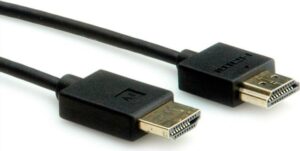 ROLINE 11.04.5910 HDMI-Kabel 1 m HDMI Typ A (Standard) Schwarz (11.04.5910)