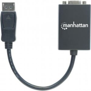 Manhattan DisplayPort to VGA Converter Cable - Videokonverter - DisplayPort - VGA - Schwarz (151962)