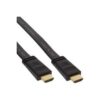 INLINE High Speed HDMI Flachkabel mit Ethernet - Video-/Audio-/Netzwerkkabel - HDMI - HDMI