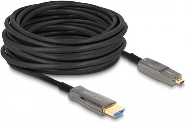 Delock - High Speed - HDMI-Kabel - 19 pin micro HDMI Type D männlich zu HDMI männlich - 10