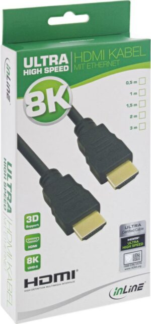 InLine - Ultra High Speed HDMI-Kabel - HDMI (M) bis HDMI (M) - 3