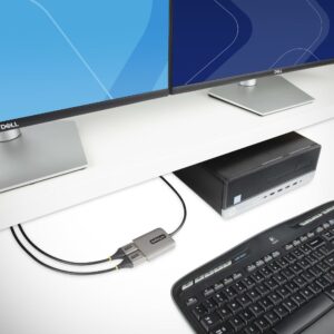 STARTECH.COM 2-Port DisplayPort MST Hub 2x 4K 60Hz DisplayPort Splitter auf 2x DP DP 1.4multi-Monitor Adapter 30cm Kabel nur Windows (MST14DP122DP)
