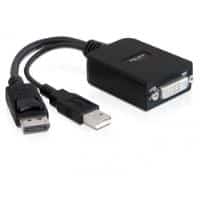 DeLOCK Adapter Displayport Stecker > DVI-I 24+5 Buchse Aktiv - Adapter - DisplayPort (M) - DVI-I 24+5 (W)