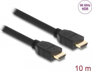 Delock - Highspeed - HDMI-Kabel mit Ethernet - HDMI männlich zu HDMI männlich - 10