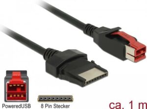 DeLOCK - Powered USB-Kabel - USB PlusPower (24 V) (M) bis 8 PIN (1x8) (M) 1