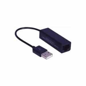 MicroConnect - Netzwerkadapter - USB 2.0 - 10Mb LAN - Schwarz