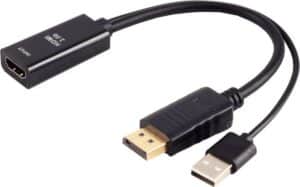 S/CONN maximum connectivity Adapter-HDMI-A Buchse auf DisplayPort Stecker