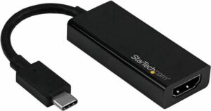 StarTech.com USB C to HDMI Adapter - USB Type-C to HDMI Converter - 4K 60Hz - Externer Videoadapter - USB Type-C - HDMI - Schwarz (CDP2HD4K60)
