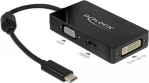 DeLOCK - Externer Videoadapter - USB-C - DVI