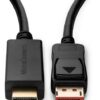 MicroConnect - Adapterkabel - DisplayPort männlich eingerastet zu HDMI männlich - 1.5 m - Dreifachisolierung - Schwarz - unterstützt 4K 60 Hz (4096 x 2160)