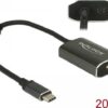 DeLOCK - Externer Videoadapter - VL100 - USB-C - Mini DisplayPort - Dunkelgrau - Einzelhandel