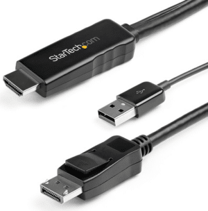 StarTech.com 2 m (6.6 ft.) HDMI to DisplayPort Cable - 4K 30Hz - Videokabel - DisplayPort / HDMI - HDMI