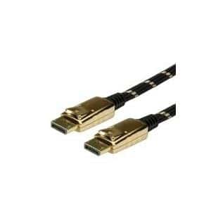 ROLINE Gold - DisplayPort-Kabel - DisplayPort (M) - DisplayPort (M) - 1 m (11.88.5644)