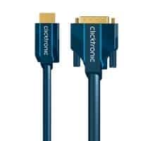 HDMI+/DVI-Adapterkabel (HDMI A/DVI-D St.) (24+1) - 3.0 m Video-Adapter zwischen HDMI+ und DVI-D