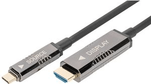 DIGITUS AOC - Adapterkabel - 24 pin USB-C männlich zu HDMI männlich - 20