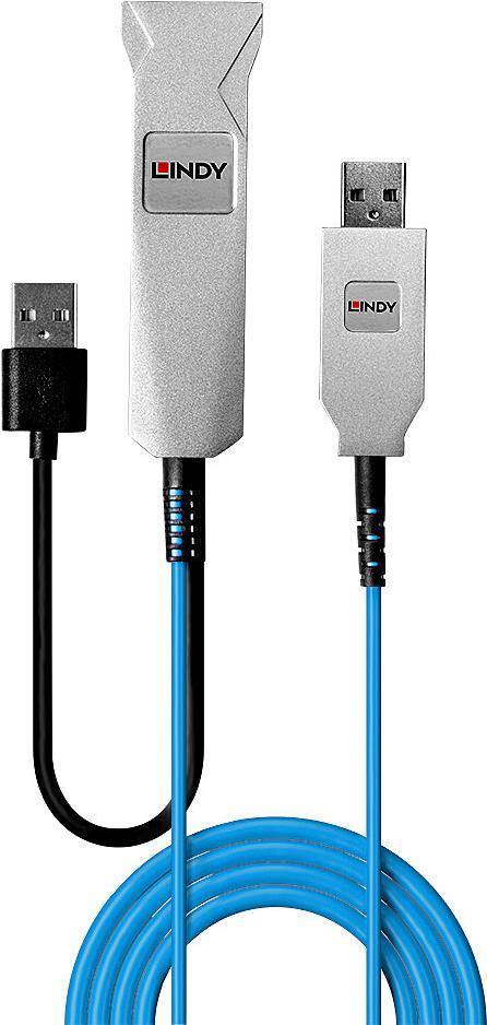 Lindy 30m Fibre Optic USB 3.0 Kabel 30m USB 3.0 Verlängerung über Glasfaser (43345)