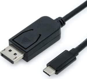 Value 11.99.5846 Videokabel-Adapter 2 m DisplayPort USB Typ-C Schwarz (11.99.5846)