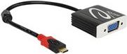 DeLOCK - Videokonverter - DisplayPort - VGA - Schwarz - Einzelhandel