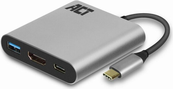 ACT USB-C to HDMI female adapter with PD Pass-Through 60W