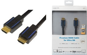 LogiLink Premium - HDMI mit Ethernetkabel - HDMI (M) bis HDMI (M) - 7