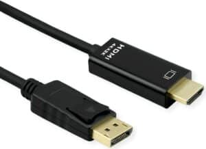 ROLINE 11.04.5997-10 3 m DisplayPort HDMI Schwarz (11.04.5997)