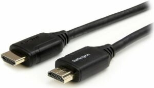StarTech.com 3m 10 ft Premium High Speed HDMI Cable with Ethernet - 4K 60Hz - HDMI mit Ethernetkabel - HDMI (M) bis HDMI (M) - 3 m - Schwarz