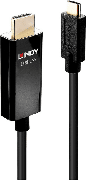 Lindy - Videoschnittstellen-Converter - HDMI / USB - USB-C (M) bis HDMI (M) - 3
