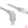 DELOCK 85855 - Patchkabel Cat.5e SF/UTP unten gewinkelt/gerade 0